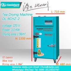 चाय 6chz-2 सुखाने के लिए मिनी छोटी काली / हरी चाय ड्रायर मशीन
