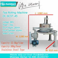 रूढ़िवादी चाय पत्ती रोलर प्रसंस्करण मशीनरी 6crt-45