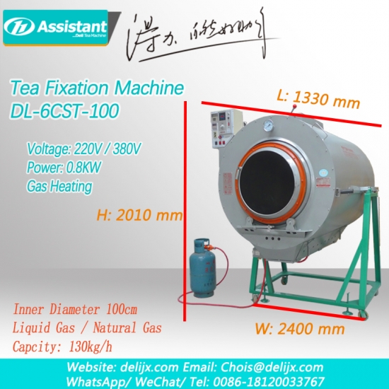 हरी चाय की पत्तियां फिक्सेशन मशीनरी dl-6cst-100