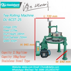 dl-6crt-25 रूढ़िवादी चाय रोलिंग मशीन कावासाकी चाय रोलर मशीन