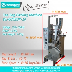 स्वचालित डबल चैम्बर छोटे चाय बैग पैकिंग मशीन चीन आपूर्तिकर्ता है
