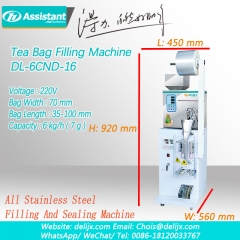 matcha चाय बैग अर्द्ध स्वचालित भरने और मशीन सील